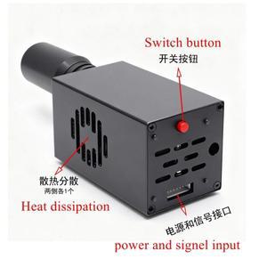 고출력 450nm 20mw 블루 5w 그린 광대역 레이저 다이오드 모듈 24V 조류 퇴치 라이트