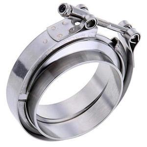 차량용 스테인레스 V 밴드 플랫 플랜지 클램프 키트 어셈블리 76mm/3인치 고