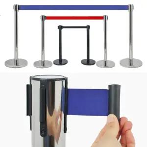 안전봉 가이드라인 바리게이트 스텐 벨트 차단봉