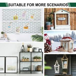 꽃예술용 육각형 철망  녹색 검정색 커피색 롤 웨딩 부케  정원  프로젝트용