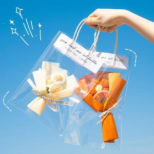 졸업꽃다발 미니 짠 꽃다발 손으로 꽃 크로셰 니트 어머니의 날 선물 영원한 인공