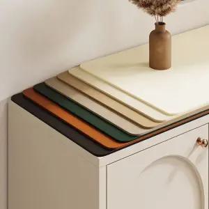 식탁 가죽 테이블 캐비닛 보 미끄럼 패 유리대용 TV 덮개 매트 30x00 깔개 에