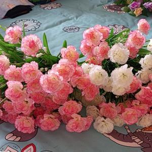 졸업꽃다발 야외용 부케 카네이션 실크 포에버 플라워 자외선 차단 퇴색 없는 조화 파티 홈 웨딩 장식