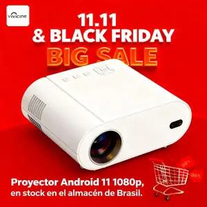 비비신 풀 HD 1080P 프로젝터 L007Q WiFi LED 2K 4K 비디오 영화 빔 L010 안드로이드 프로젝터 PK DLP 홈시