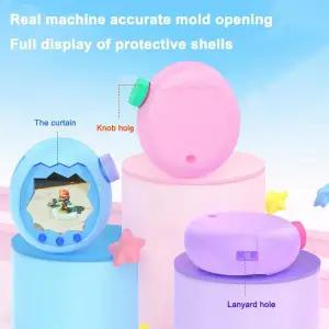 Tamagotchi Paradise 용 액체 실리콘 게임 콘솔 보호 케이스 긁힘 방지 충격 방지 게임 콘솔 소프트 쉘