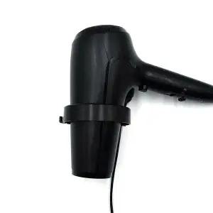 [하프클럽/]부착식 드라이기 거치대 블랙