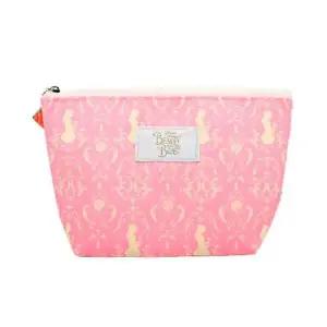[하프클럽/]디즈니벨 패턴 파우치 연핑크