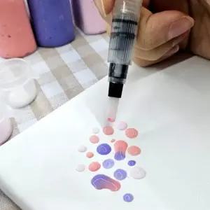 납작 물붓 워터브러쉬 수채화 워터브러쉬 워터붓 수채화붓 물붓 물붓펜