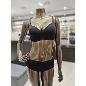 갤러리아 블랙 스포츠 노와이어 브라,팬티세트(A~D,90B)[플레이텍스]3N20T