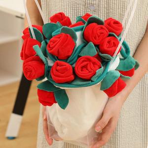 꽃다발담요 화려한 장미 꽃다발 담요 편안한 패션 인공 대형 낮잠