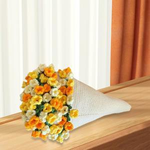 꽃다발담요 Bouquet Blanket Crocheted for Valentine Day Housewarming Gifts