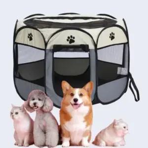 73X43 접이식 애견 반려견 텐트 강아지 텐트 야외 텐 WFIGDZQ