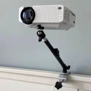 빔프로젝터 거치대 클립형 침대 거치 원룸 빔거치대 스탠드 선반 영화