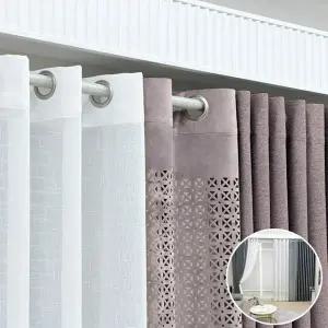 [지나송]플롬 삼중직 암막커튼(620x230) 코디커튼(봉 설치부속)