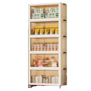 접이식 서랍장 플라스틱 수납장 투명 조립식 1층