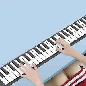 접이식 핸드롤 피아노 블랙 디지털 핸드 폴더블 88 키보드