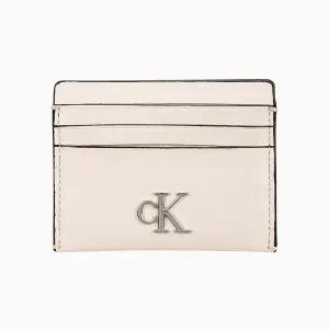 캘빈클라인 진 여성 CK 미니멀 모노그램 카드지갑 핑크 4K1067G-MTR