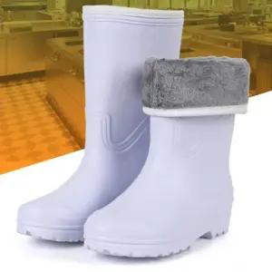 [라일리] Rly 남성 여성 논슬립 방수 방한 부츠 털 위생 장화