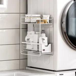 세탁기 선반 사이드 다용도실 다용도 수납 틈새 거치대