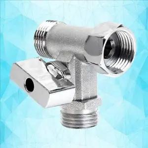 조절 황동티 아답터 분배용 황동 T아답터 세면대 비데 양변기 수도