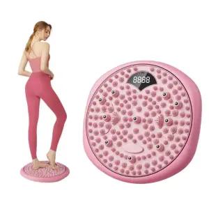 에어스테퍼 발지압 매트 디지털 계기판 허리 회전 운동기구