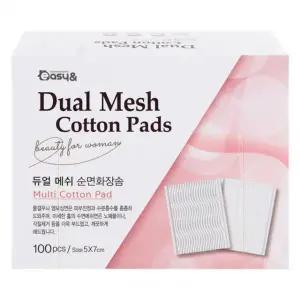 [하프클럽/]순면 화장솜 듀얼 100매입 메쉬 438854