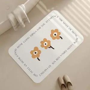 논슬립 라이트 플라워 발매트 논슬립매트 씽크대발매트