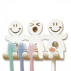 ( )칫솔 걸이 욕실 거치대 홀더 칫솔 보관함 스마일