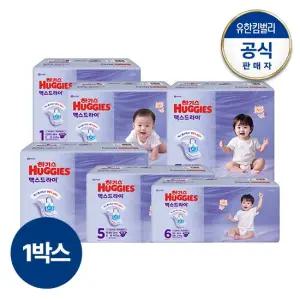 [내일][1박스] 2025 맥스드라이 밴드형 기저귀 1 6단계