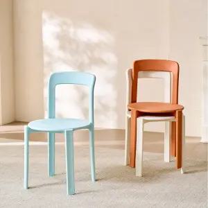 오르 PP 의자 (PP좌판) 미니멀 인테리어 카페 식탁의자 1개 8colors