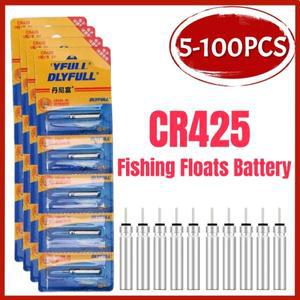 5-100PCS 낚시 플로트 배터리 CR425 야간 빛 빛나는 3.6V 전기 액세서리