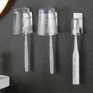 ( )304 스텐 벽면부착 칫솔 양치컵 걸이 홀더 거치대