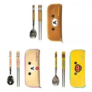 ( )리락쿠마 얼굴 슬림수저케이스 랜덤