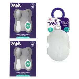 도들 유아 스푼 포크 세트 X2 휴대용 케이스 X1 선물