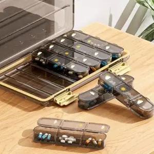 휴대용 알약 케이스 U377K 약통 보관함 소분 정리함 비타민 여행 미니 시간별 소분 정리함