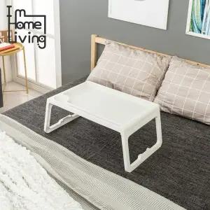 [아임홈리빙] MESA 접이식 화이트 베드 노트북 테이블