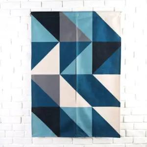 [콩심팥심]야외 가림막커튼 가림막 카페 주방 입구 벽커튼 블루