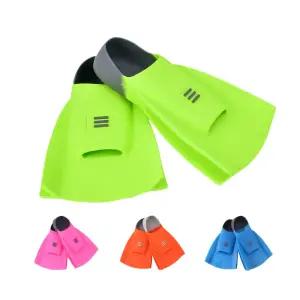 물놀이 오리발 숏핀 성인 연습 하이드로 실리콘 스노클링 아동용품 수영