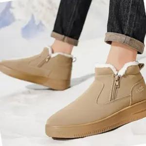 방한부츠 기모안감 겨울부츠 방한 측면지퍼 하이컷 보온 데일리 부드러운