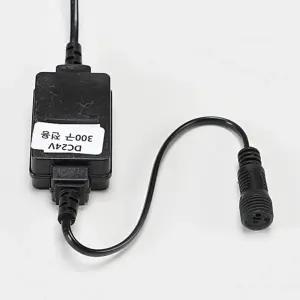 비츠온 LED 트리구 정류기어답터 흑색선(DC24V) 96구 300구 동선등 겸용 HY-ADT-DC24 in-392722전구 크리스