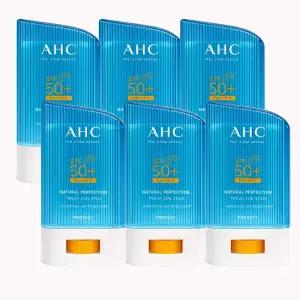 AHC 내추럴 퍼펙션 프레쉬 선스틱 SPF50+ 22g 6개
