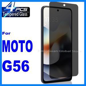 모토로라 모토 G56용 안티 스파이 강화 유리 보호 필름 개인 정보 보호 스크린 유리 필름