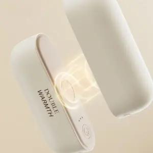 아트박스/오엠티 듀얼 손난로 보조배터리 10000mAh 휴대용 충전식 핫팩