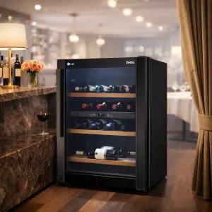 [LG]디오스 와인셀러 RW432JKX 웨스턴블랙 43병 와인냉장고(R-WZ46JKX 후속)
