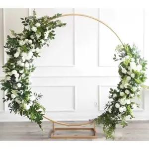 웨딩홀 조화 정원 아치 테라스 마당 거실 벽장식 실내