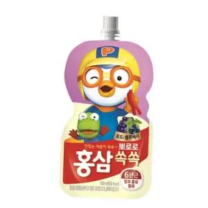 뽀로로 홍삼 쏙쏙 포도 x 20개입 100ml