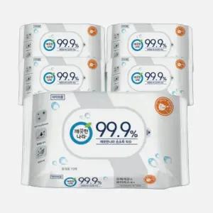 깨끗한나라 소독티슈 10매 x 5팩 살균 알콜 향균 티슈 청소용 차량용 물티슈 휴대용