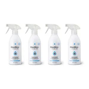 메디록스S 500ml x 4 뿌리는 소독제 코로나 소독 스프레이 알콜 소독약 차아염소산수