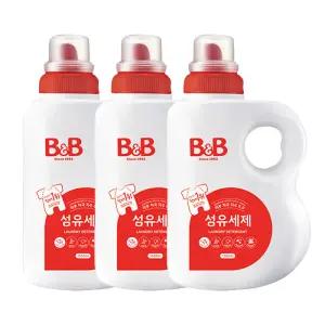 비앤비 섬유세제 용기 1.5L 3개