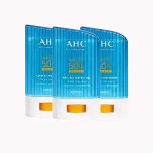 [AHC] 내추럴 퍼펙션 프레쉬 선스틱 SPF50+ 22g 3개